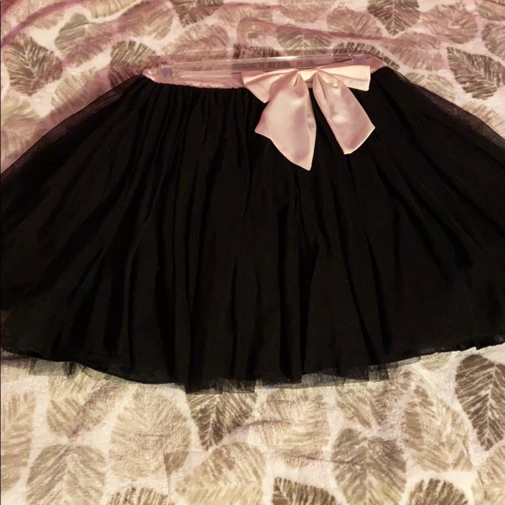 Black tule skirt